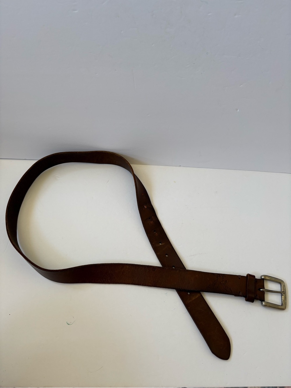 VNTG American Eagle Outfitters‎ Genuine Leather Men’s Belt Brown Long Western L